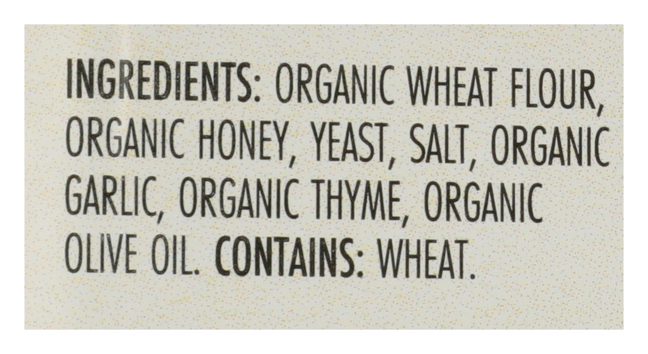 Artisan Baked Cracker, Garlic Theme, Org, 5.5 oz