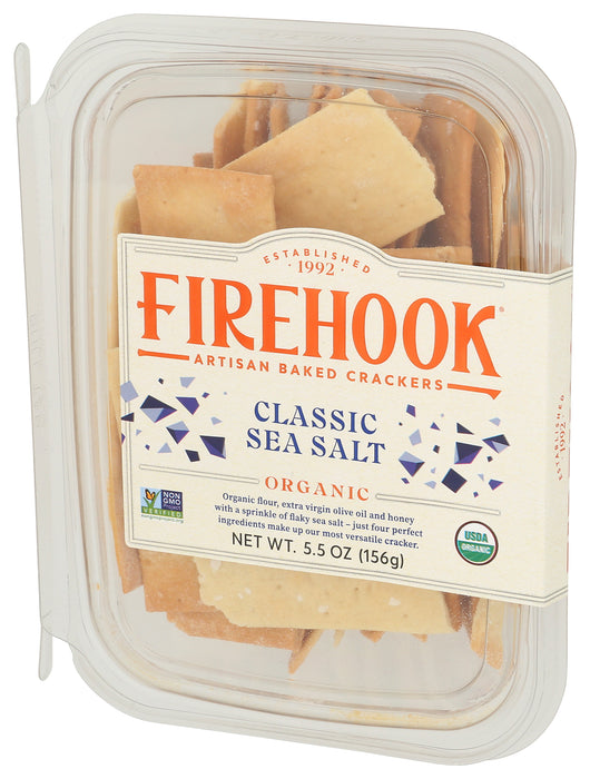 Artisan Baked Cracker, Sea Salt, Org, 5.5 oz