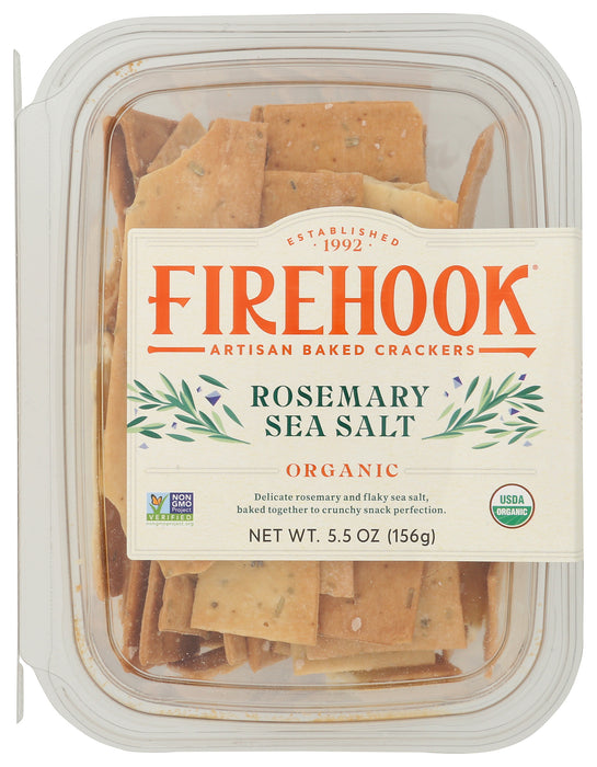 Artisan Baked Cracker, Rosemary Sea Salt, Org, 5.5 oz