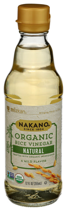 Rice Vinegar Natural, Org, 12 fl oz