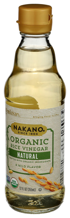 Rice Vinegar Natural, Org, 12 fl oz