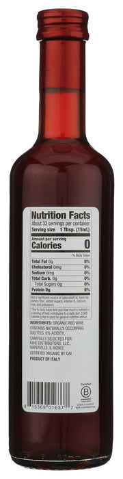 Red Wine Vinegar, Org, 16.9 fl oz