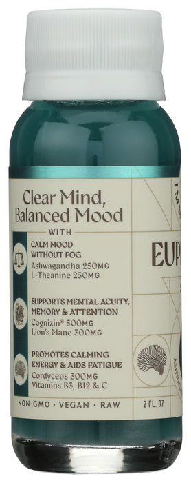 Euphoria Shot, Ashwagandha & Cordyceps, 2 fl oz