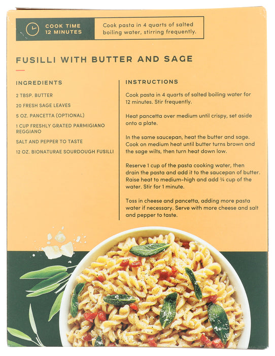 Fusilli Sourdough Pasta, Org, 12 oz