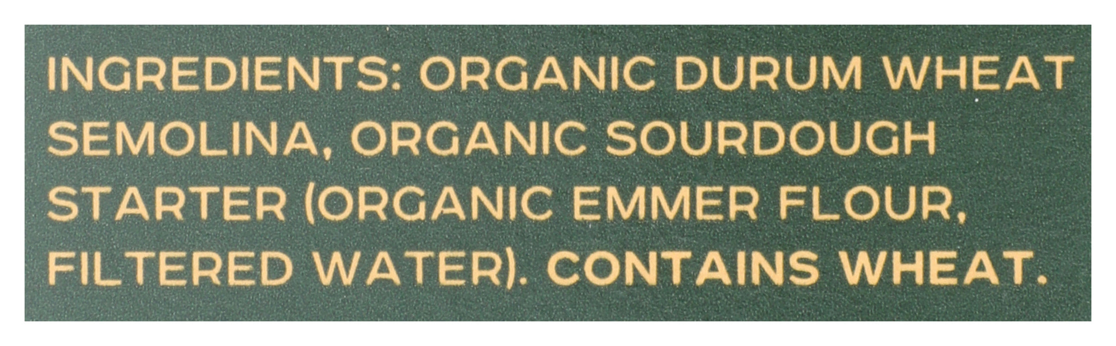 Fusilli Sourdough Pasta, Org, 12 oz