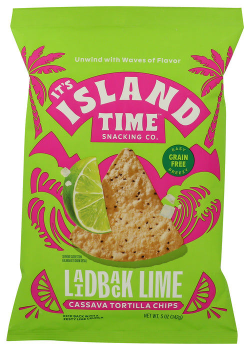 Cassava Tortilla Chips, Laidback Lime, 5 oz
