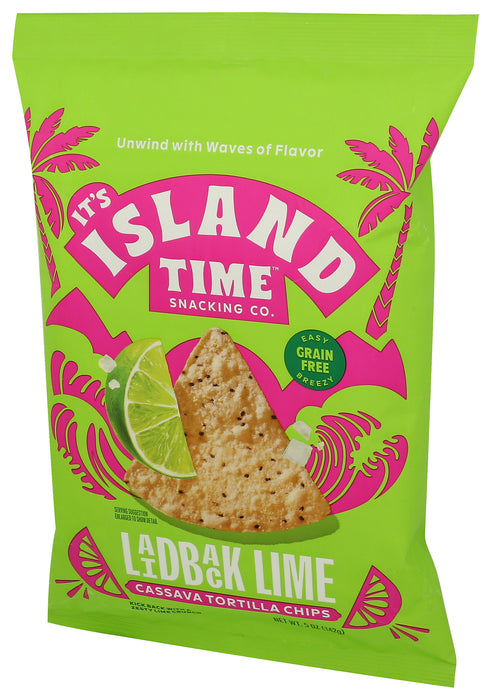 Cassava Tortilla Chips, Laidback Lime, 5 oz