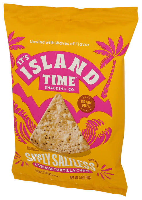 Cassava Tortilla Chips, Simply Slatless, 5 oz