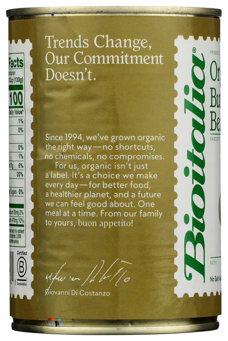 Butter Beans, Org, 14 oz