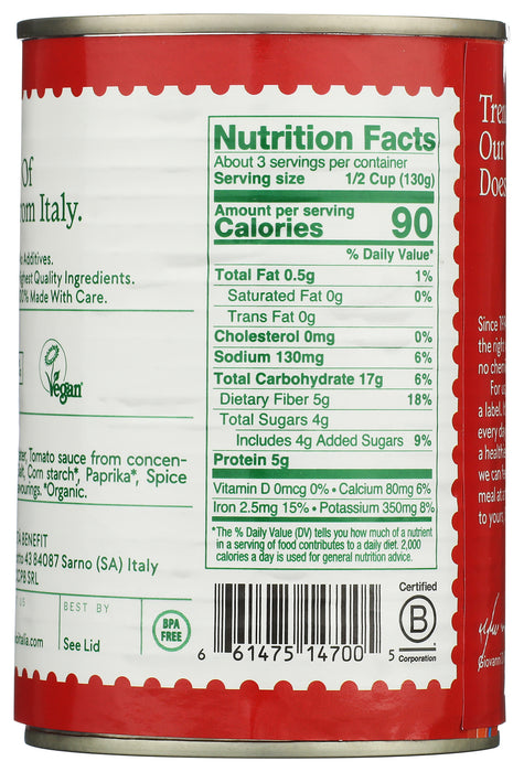 Baked Beans, Org, 14 oz
