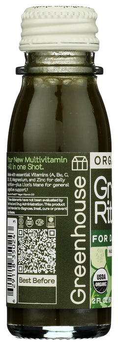Green Ritual Shot, Org, 2 fl oz