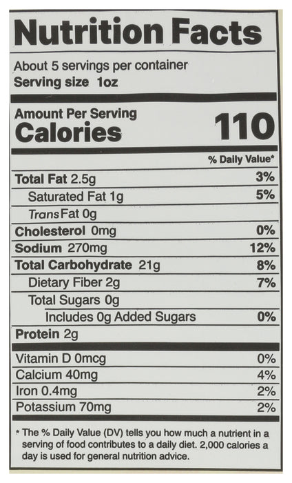 Tortilla Dip Chips, Sea Slat, No Seed Oil Org, 5 oz