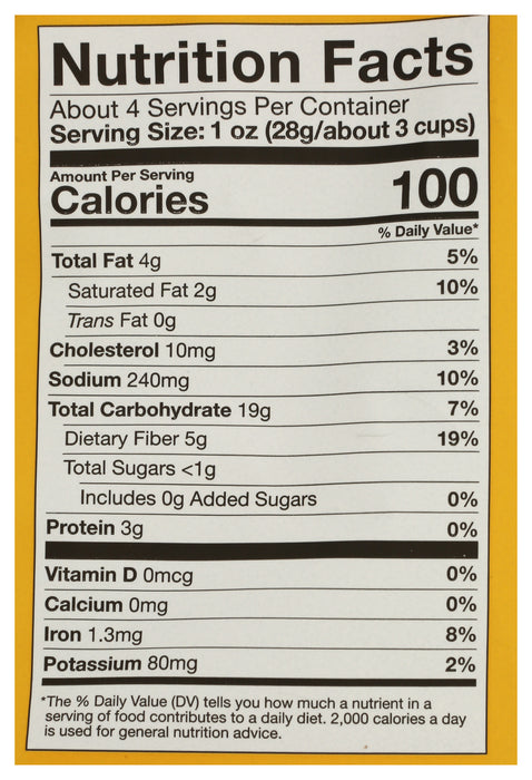 Lightly Buttered Popcorn, No Seed Oil Org, 4 oz