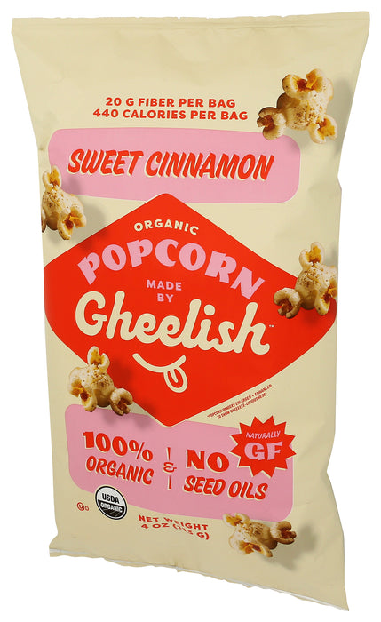Sweet Cinnamon Popcorn, No Seed Oil Org, 4 oz
