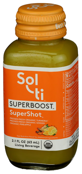 Superboost Super Shot, Turmeric, Ginger & Pineapple, 2.1 fl oz
