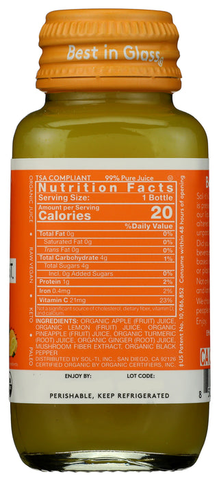 Superboost Super Shot, Turmeric, Ginger & Pineapple, 2.1 fl oz