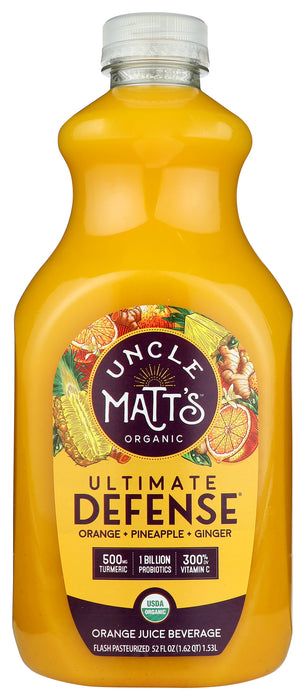 Ultimate Defense, Orange + Pineapple + Ginger, Org, 52 fl oz