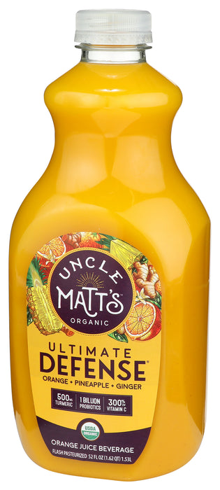 Ultimate Defense, Orange + Pineapple + Ginger, Org, 52 fl oz