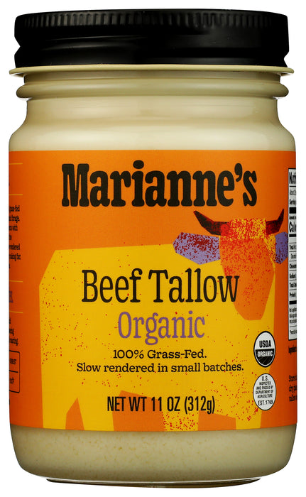 Beef Tallow Grass Fed, Org, 11 oz