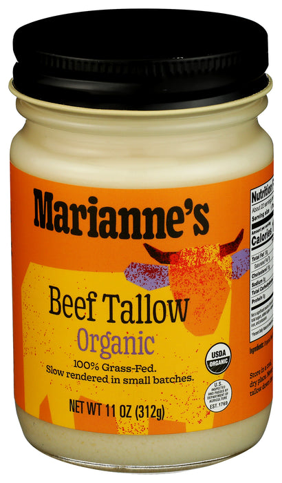 Beef Tallow Grass Fed, Org, 11 oz