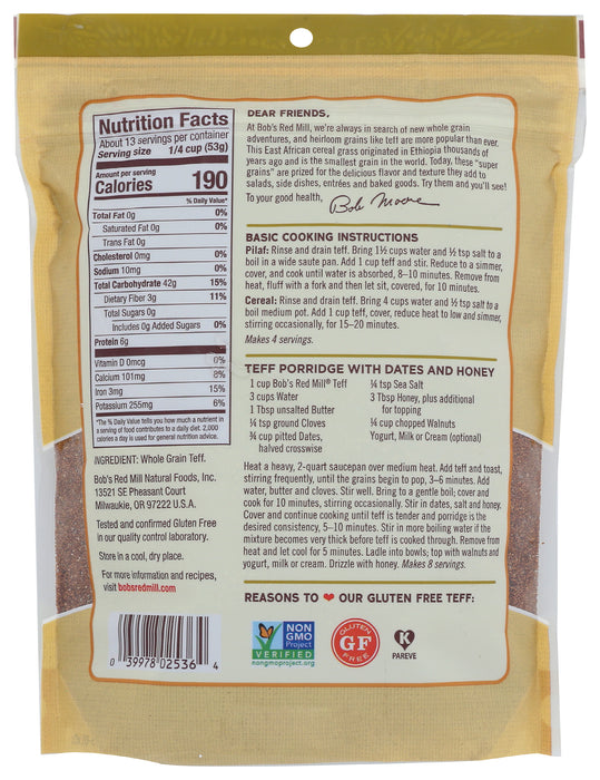 Teff Whole Grain, 24 oz