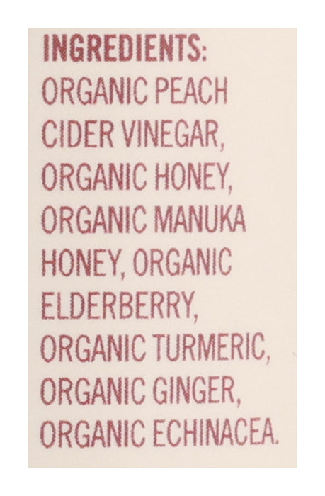 Peach Cider Vinegar, Immunity Boost, Org, 16.4 fl oz