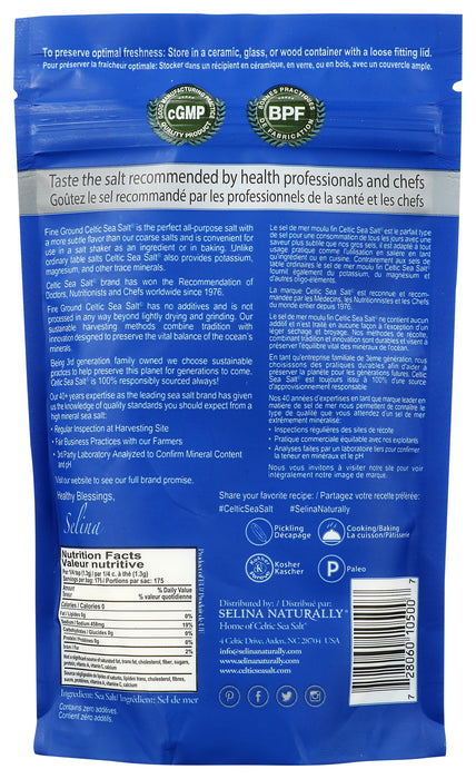 Celtic Salt Fine Ground, 8 oz