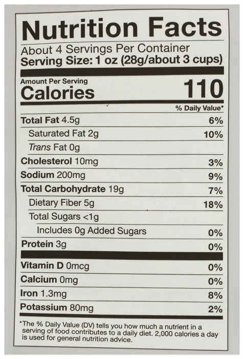 Salt & Pepper Popcorn, No Seed Oil Org, 4 oz