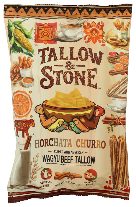 Horchata Churro Tortilla Chips w/ Wagyu Beef Tallow, 6 oz