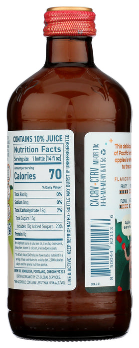 Crisp Apple Kombucha, Org, 14 fl oz