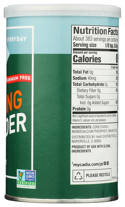Baking Powder, Aluminum Free, 8.1 oz