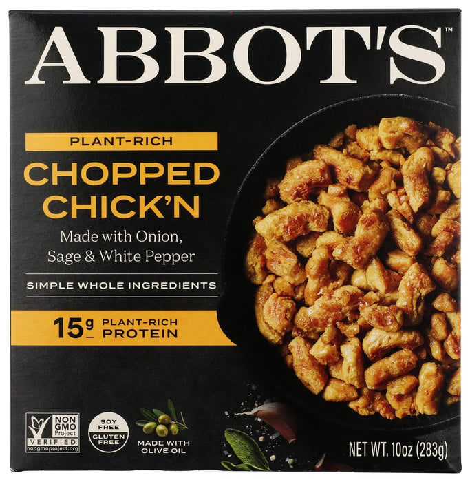 Plant-Rich Chopped Chick'n w/ Olive Oil, V, 10 oz