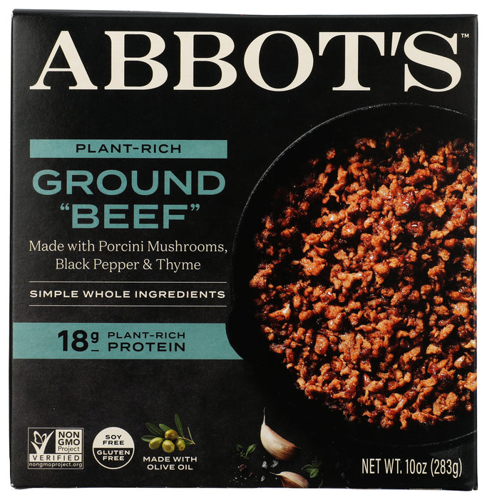 Plant-Rich Ground "Beef" w/ Olive Oil, V, 10 oz