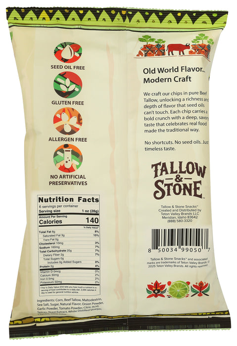 Cilantro Lime Tortilla Chips w/ Wagyu Beef Tallow, 6 oz