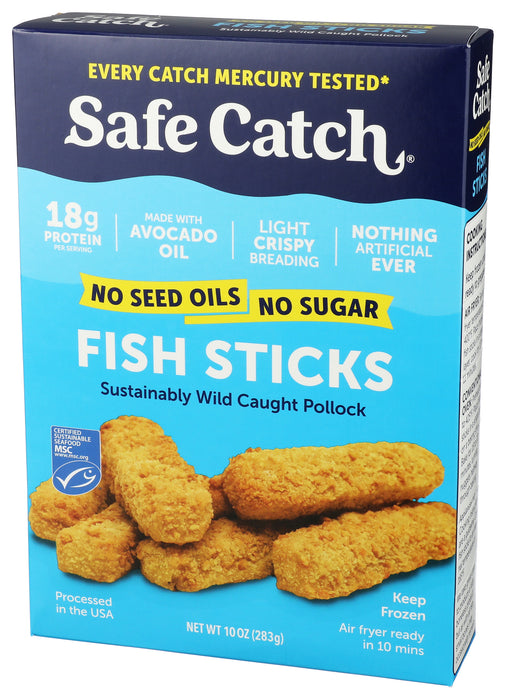 Fish Sticks, Wild Caught Pollock, No Seed Oil, 10 oz