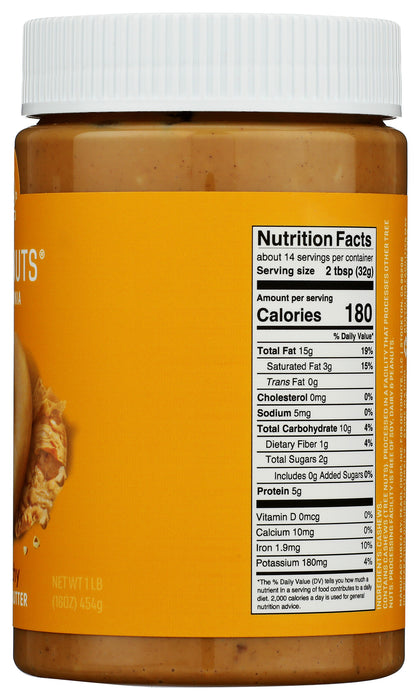 Crunchy Cashew Butter, 16 oz