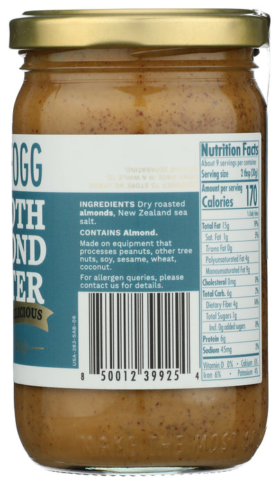 Smooth Almond Butter, 10 oz