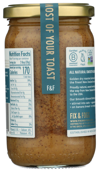 Smooth Almond Butter, 10 oz