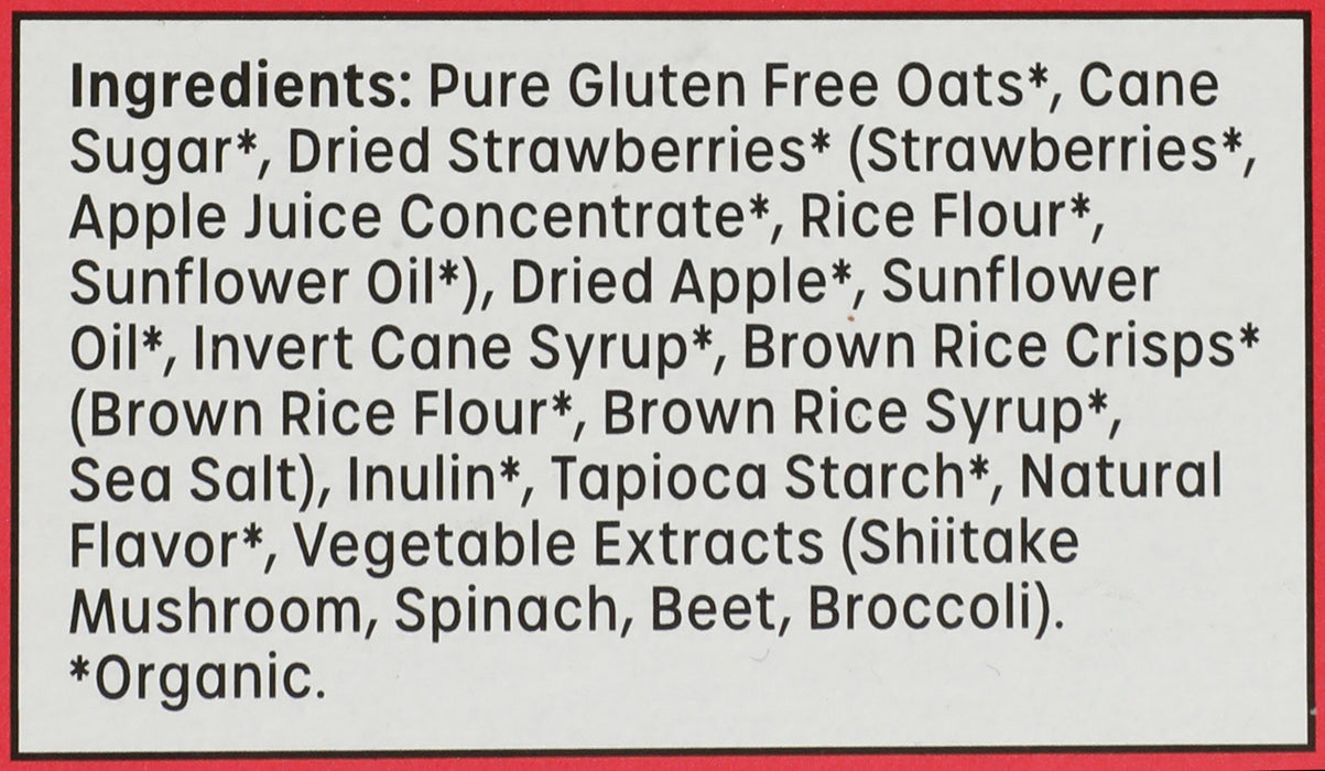 Granola Bites 5pk, Strawberry, Org, GF, 4.25 oz