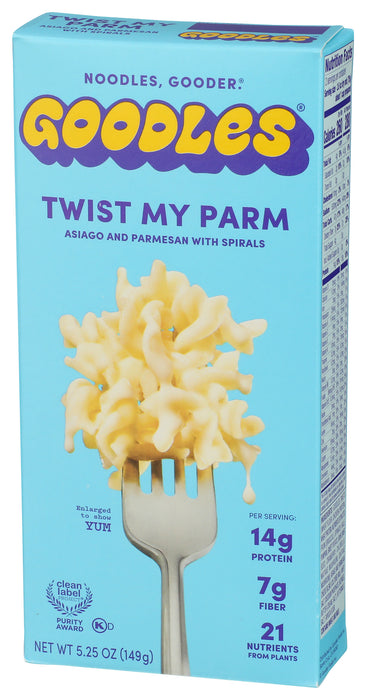 Twist My Parm, Asiago & Parmesan with Spirals, 5.25 oz