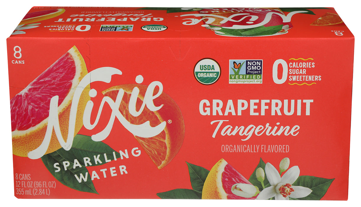 Sparkling Water, Grapefruit Tangerine, Org, 8/12 fl oz