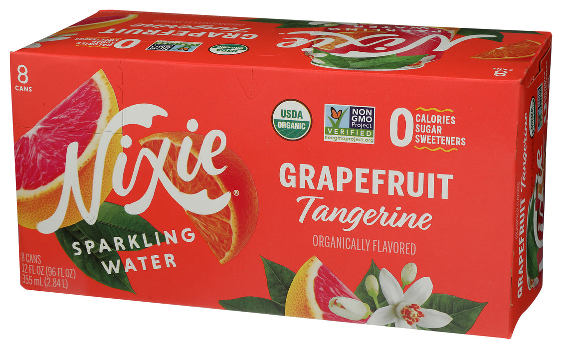 Sparkling Water, Grapefruit Tangerine, Org, 8/12 fl oz