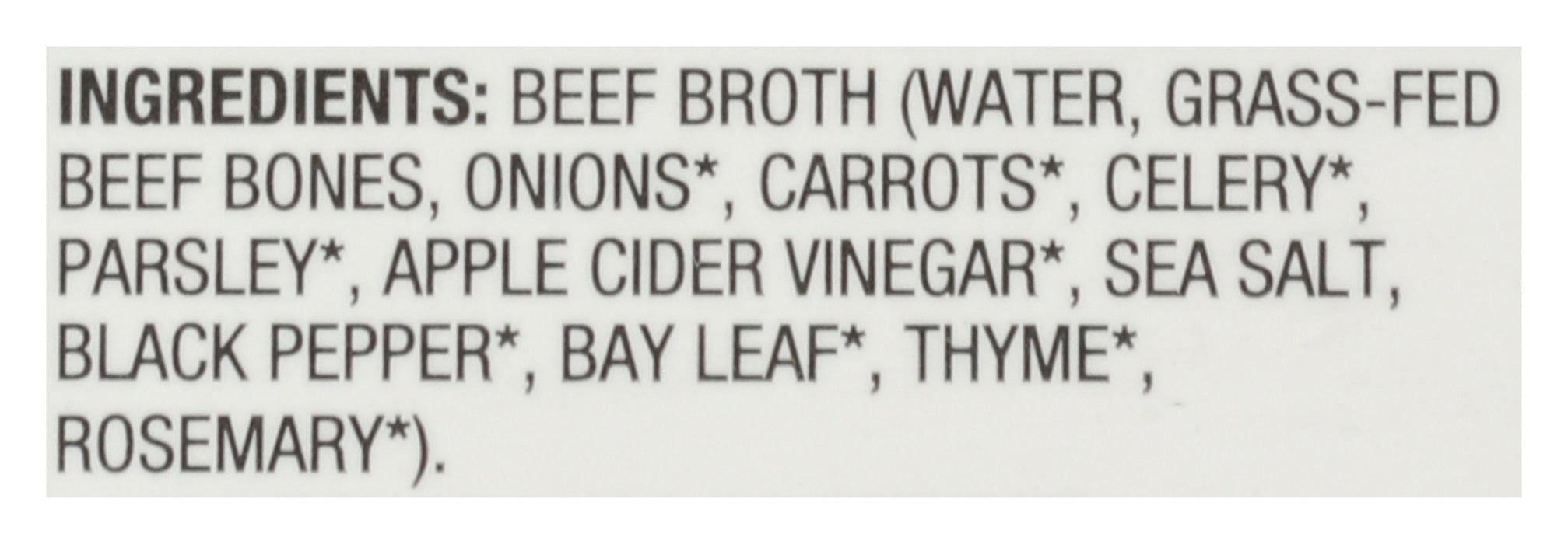 Classic Beef Bone Broth, Reduced Sodium, GF, 16.9 OZ