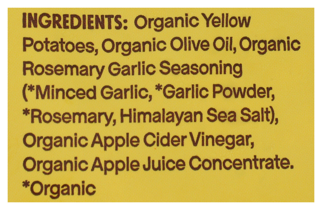 Potato Fries w/ Olive Oil, Garlic Rosemary, Org, 16 oz