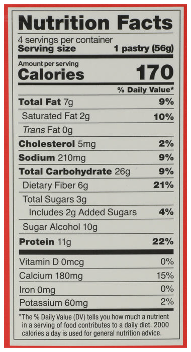 Protein Pastries, Frosted Strawberry 4 ct, 7.88 oz