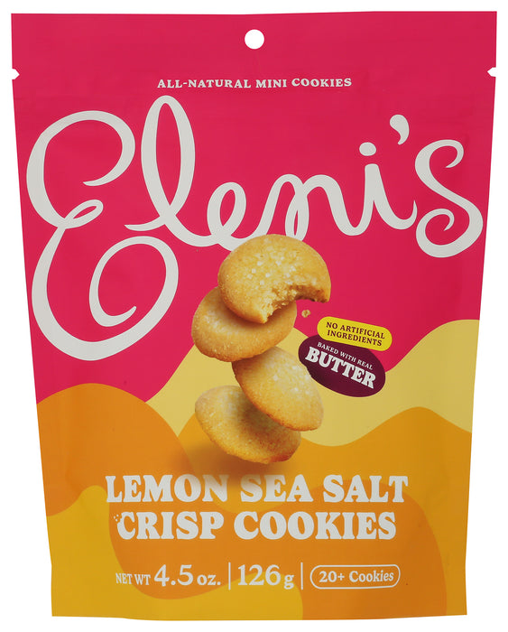 Lemon Sea Salt Crisp Cookie, 4.5 oz