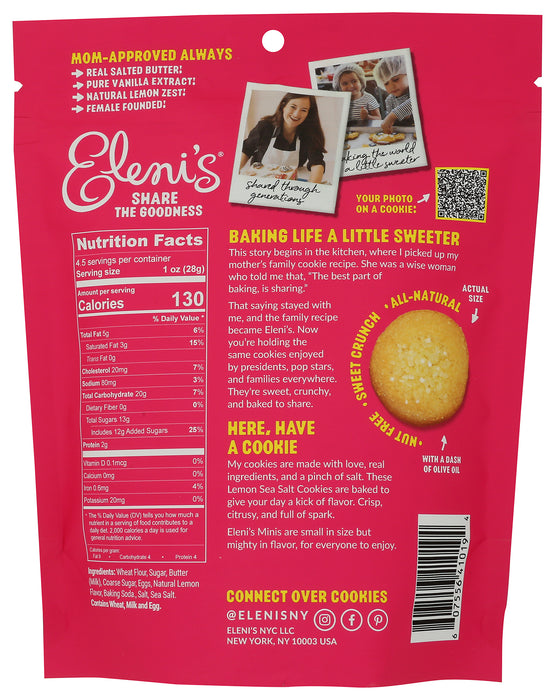 Lemon Sea Salt Crisp Cookie, 4.5 oz