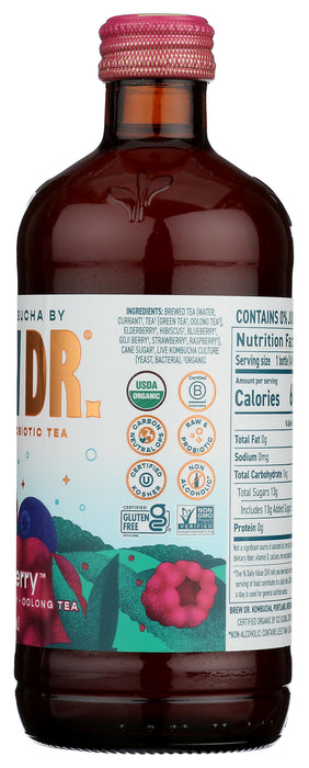 Superberry Kombucha, Org, 14 fl oz