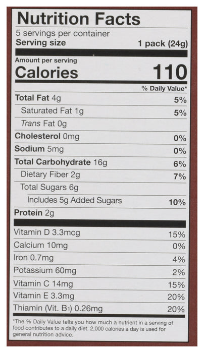 Granola Bites 5pk, Chocolate Chip, Org, 4.25 oz