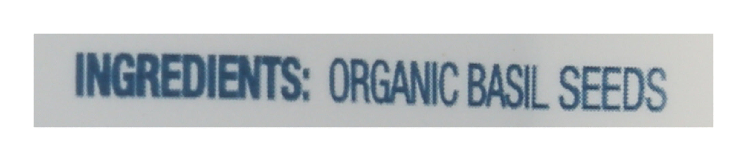 Basil Seeds, Org, 14 oz
